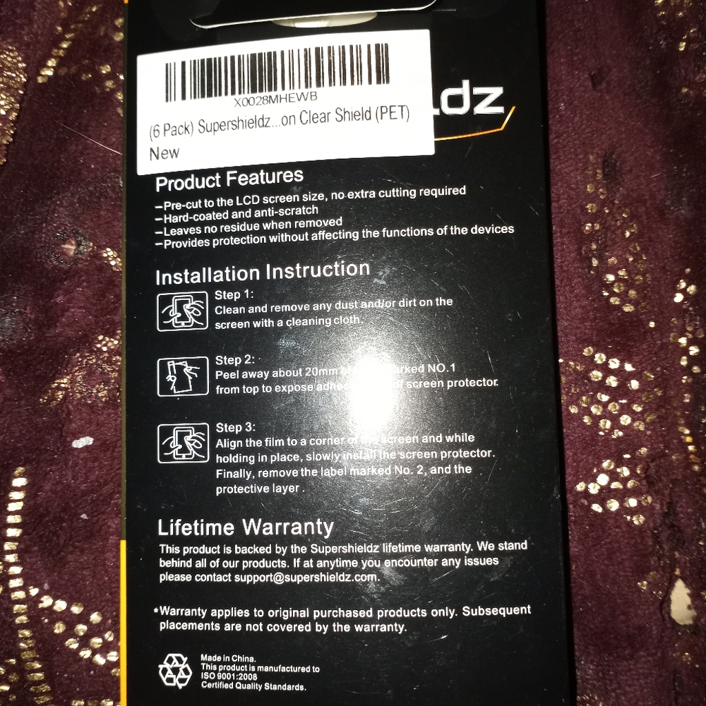 Screen protector for cellphone - Picture 2 of 3